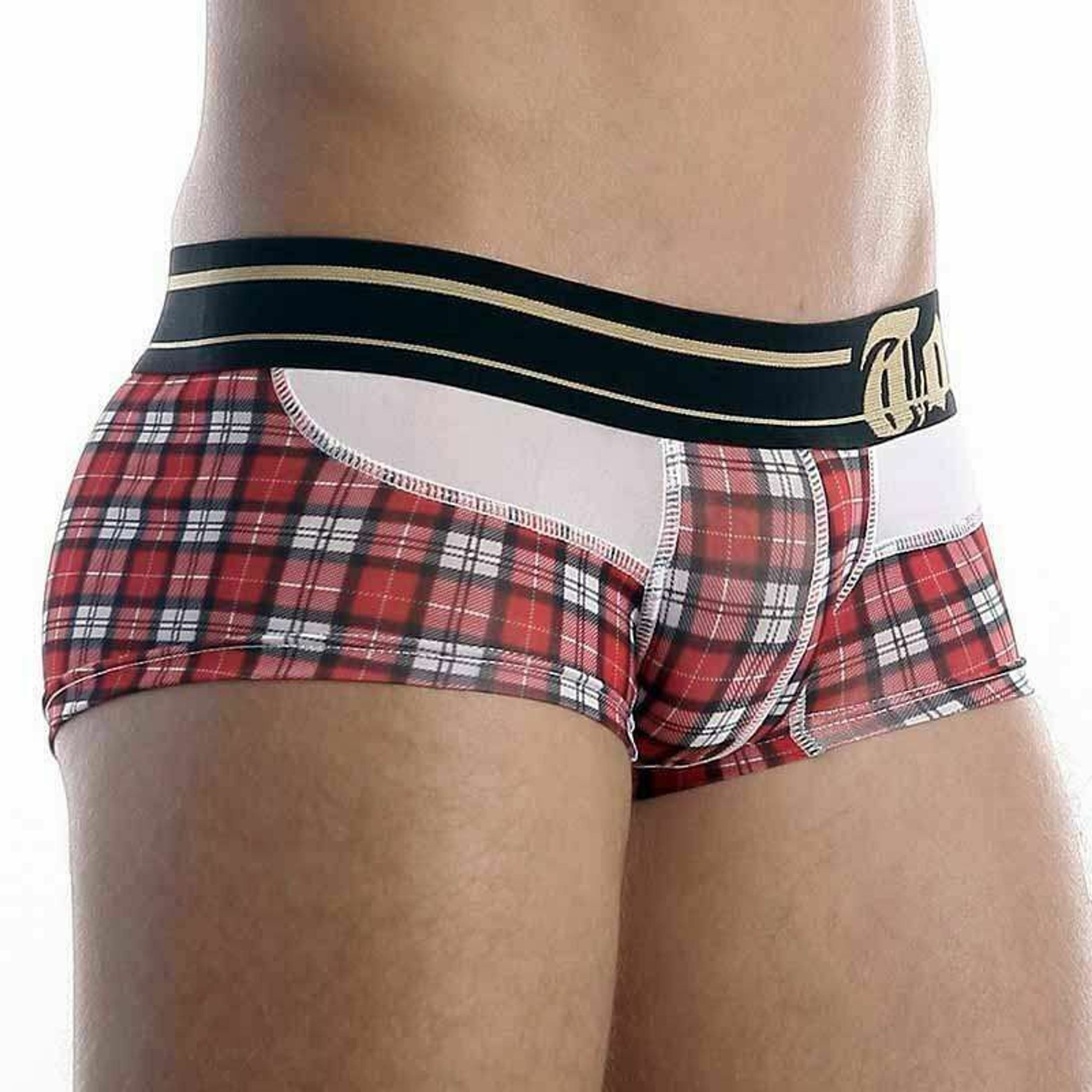 Мужские трусы хипсы TOOT Check Boxer Red TT00019 фото 2