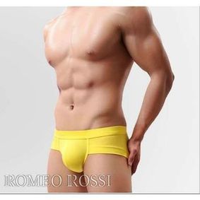 Фото Мужские трусы брифы желтые Romeo Rossi RR2007-13