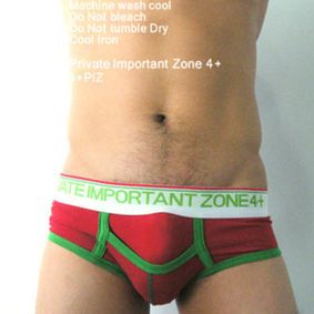 Фото  Мужские трусы хипсы 4+ Private Important Zone Red Hipster