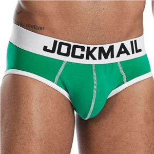 Фото Мужские трусы брифы зеленые JOCKMAIL JM2032-19