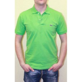 Фото Мужское поло салатовое Lacoste Lime Polo