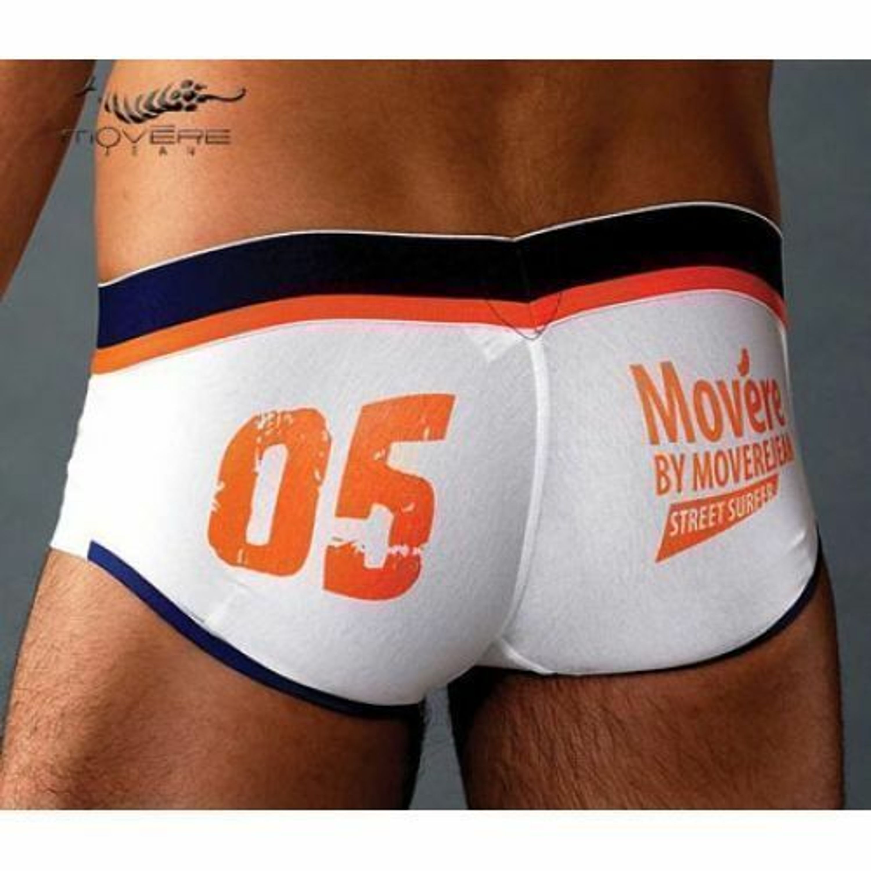 Мужские трусы хипсы белые Movere Signature Hipster White фото 2