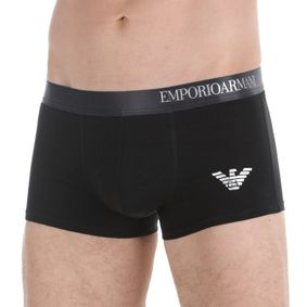 Фото Мужские трусы боксеры черные Emporio Armani