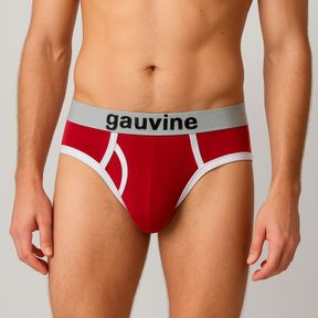 Фото Мужские трусы брифы красные GAUVINE 2002