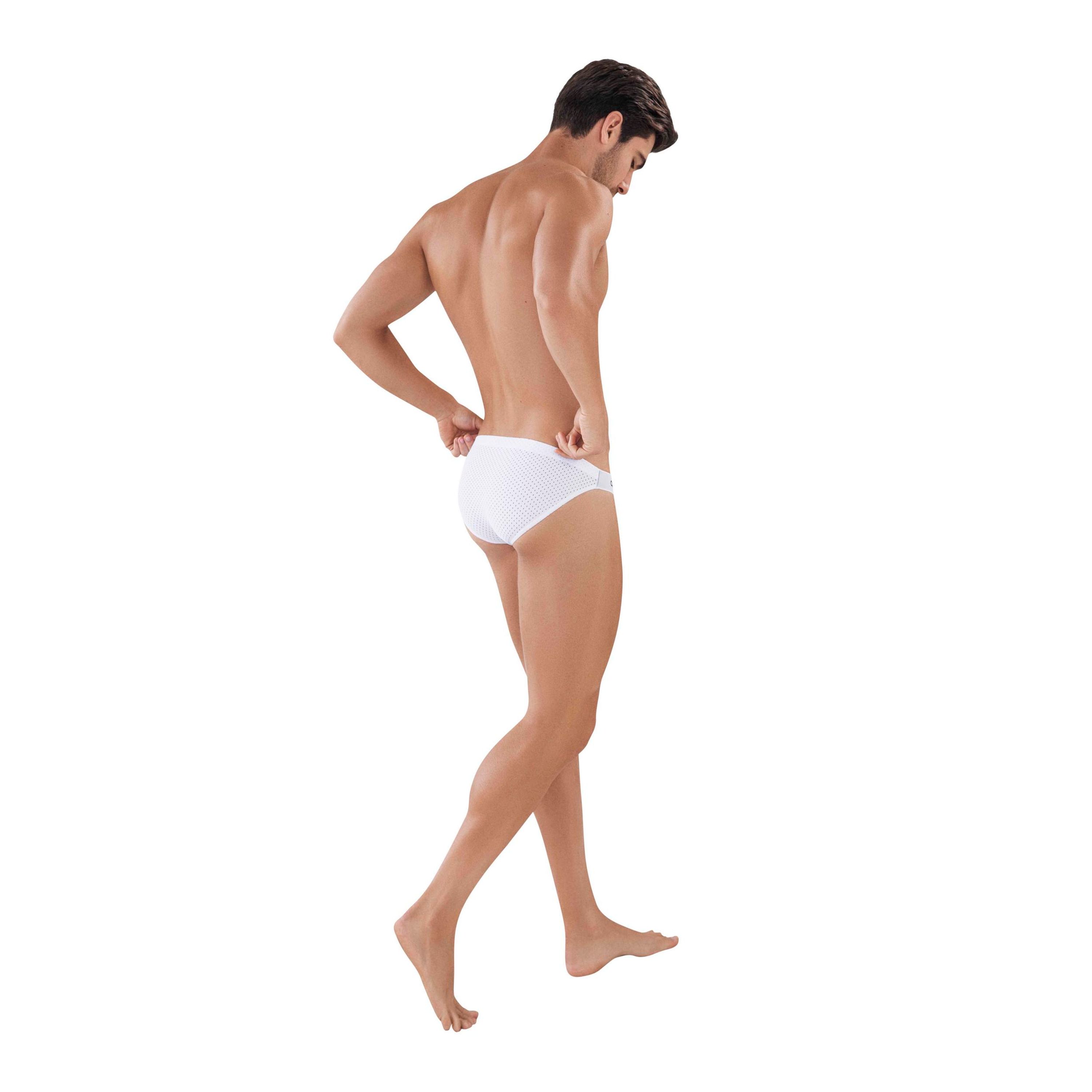 Мужские трусы слипы белые Clever Moda SECRETS BRIEF 087501 фото 3