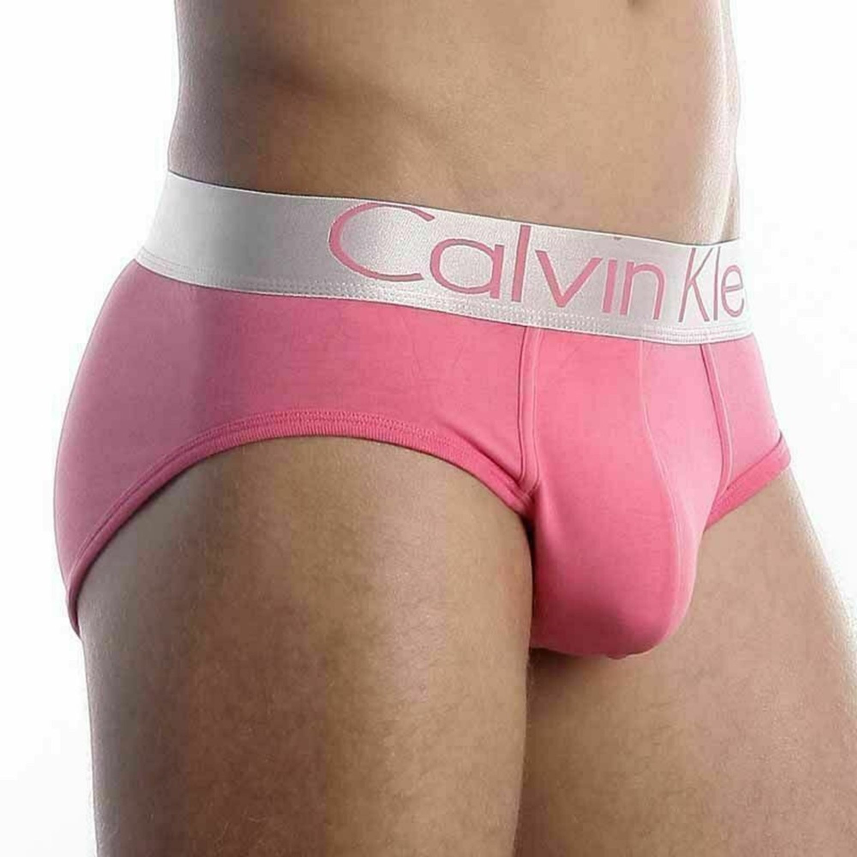 Мужские трусы брифы розовые Calvin Klein Steel Pink Brief 0-01CK01209 фото 3
