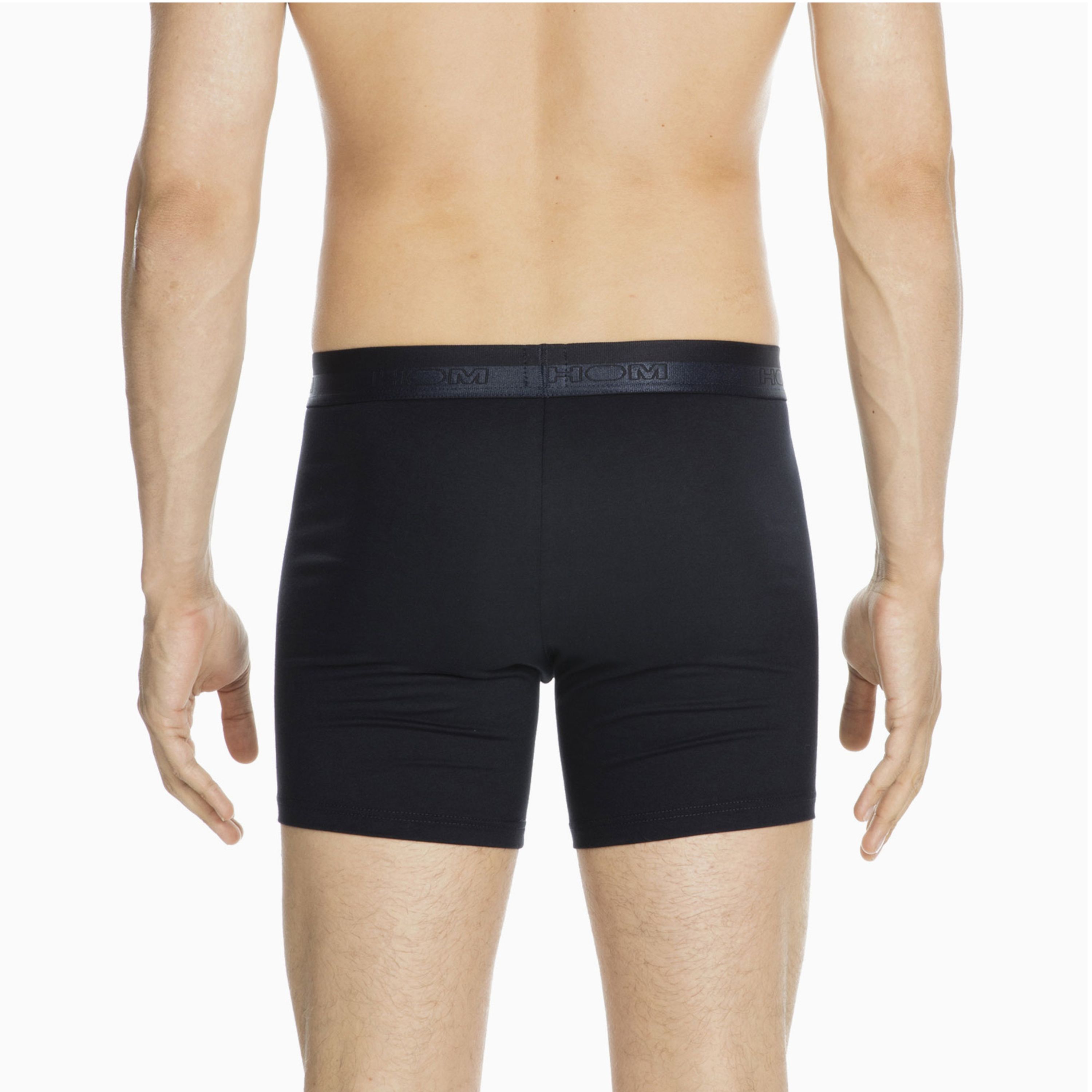 Мужские трусы боксеры удлиненные темно-синие HOM HO1 Long Boxer Briefs HO1 359519_4000RA фото 5