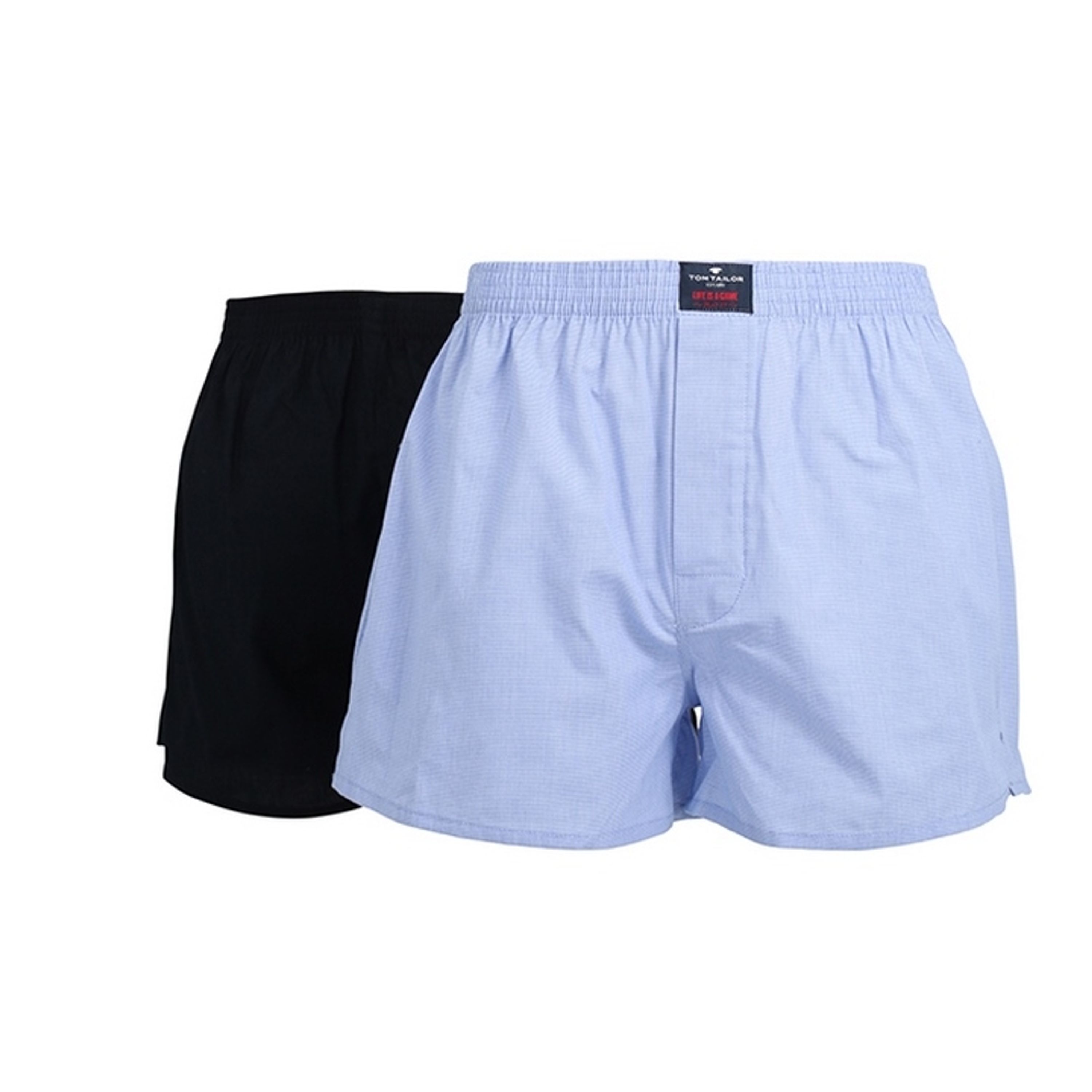 Мужские трусы-шорты набор из 2-х штук (голубые, темно-синие) Tom Tailor 70179/5100 6614 фото 1