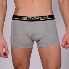 Фото Мужские трусы боксеры серые Dolce Gabanna Italy Boxer