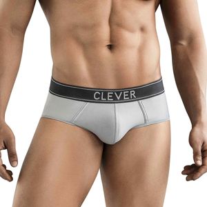 Фото Мужские трусы брифы серые Clever Moda NATURA PIPING BRIEF 177912