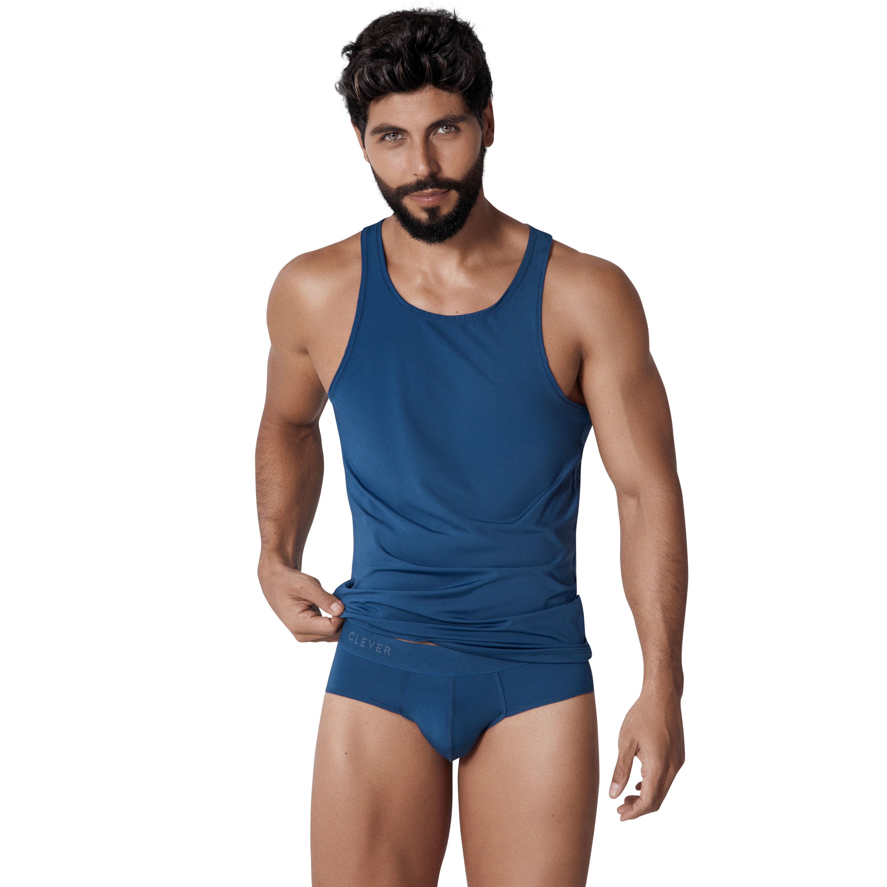 Мужская майка темно-синяя Clever BASIS TANK-TOP 131108 фото 1