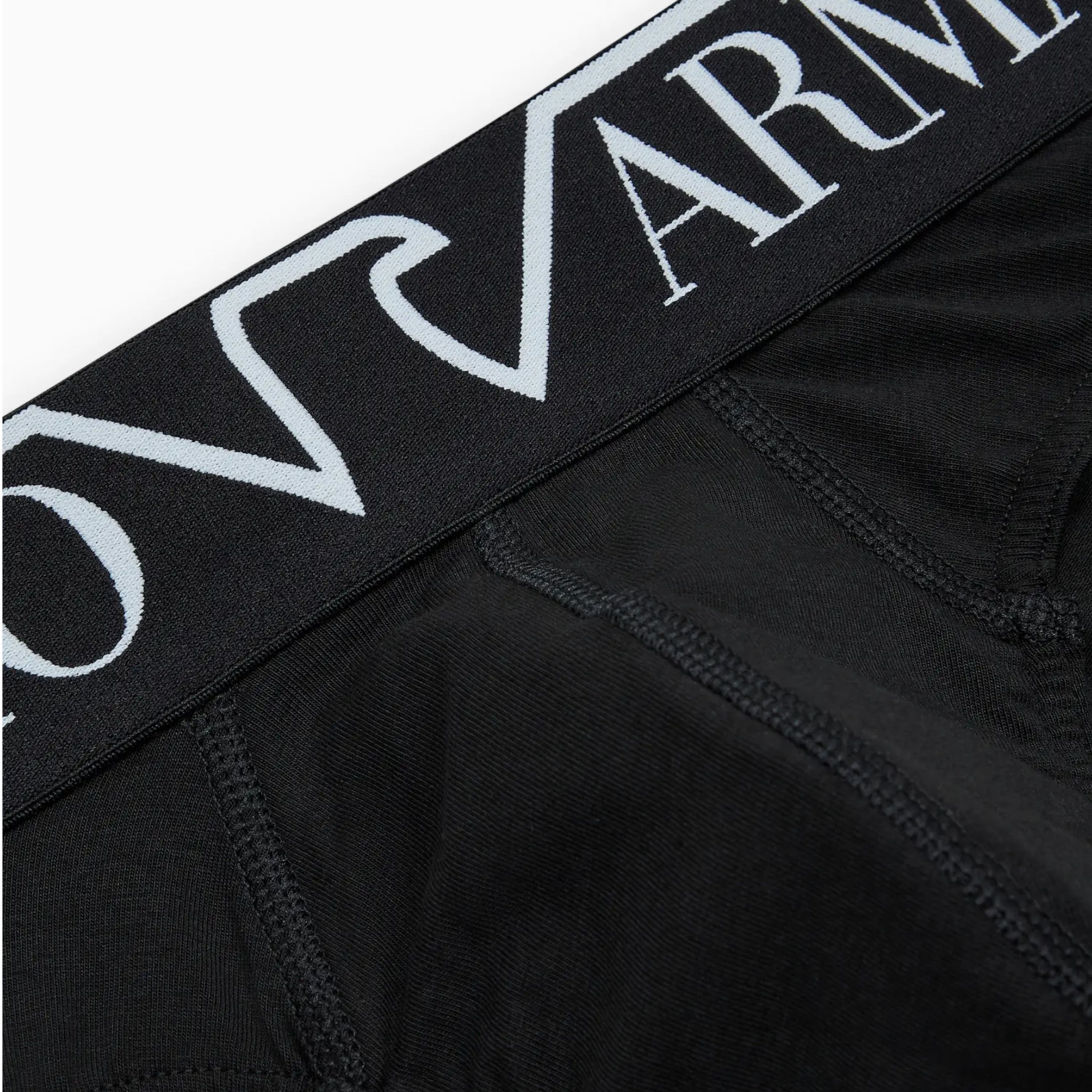 Мужские трусы брифы черные Emporio Armani 110814_4F516 00020 фото 3