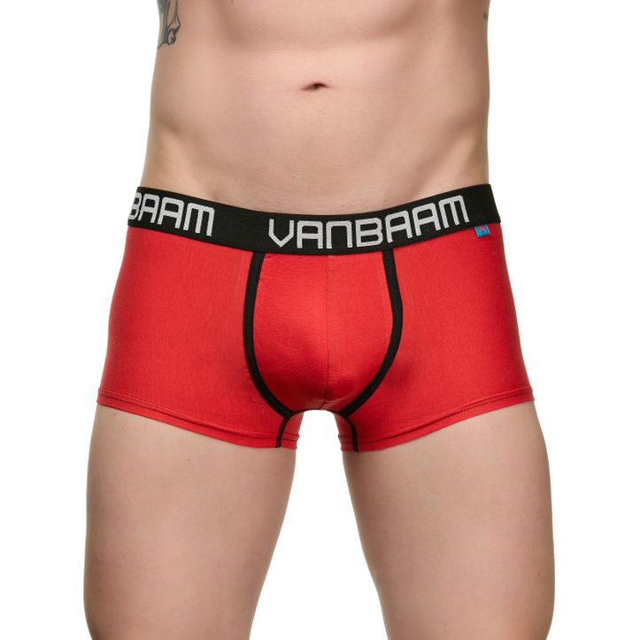 Мужские трусы хипсы красные Van Baam 