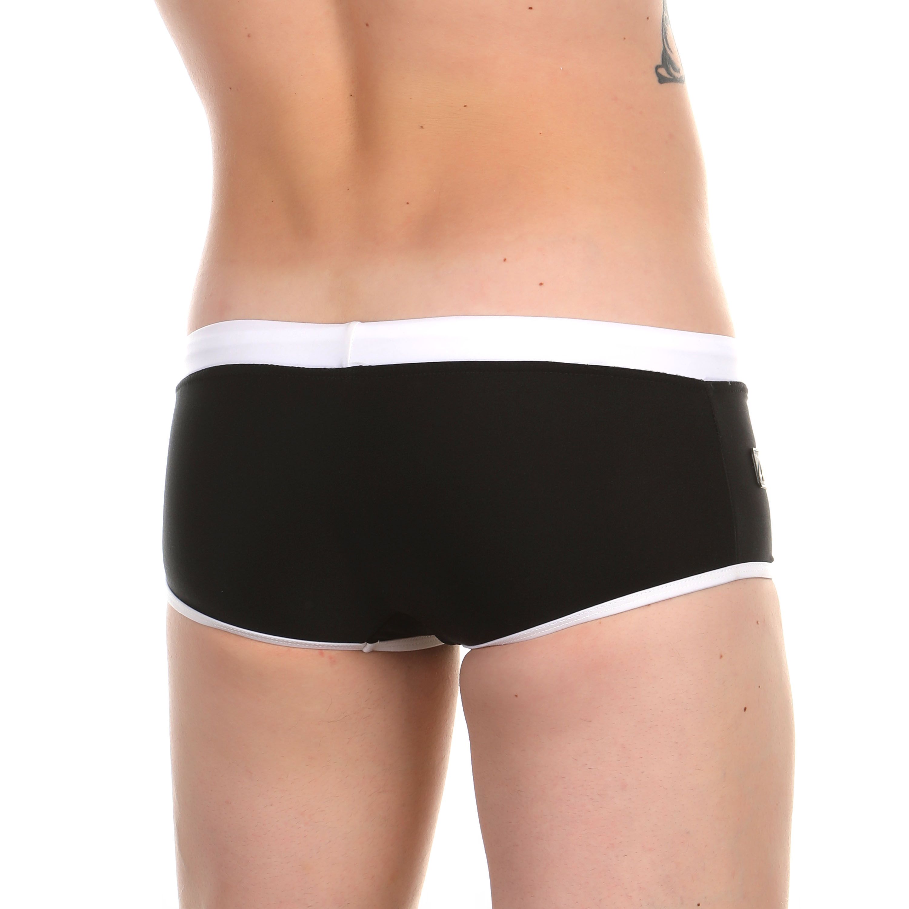 Мужские плавки черные Asitoo Swim Trunk Black фото 2