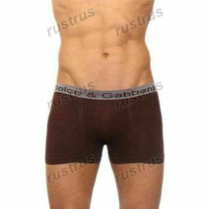 Фото Мужские трусы боксеры коричневые бесшовные Dolce&Gabbana