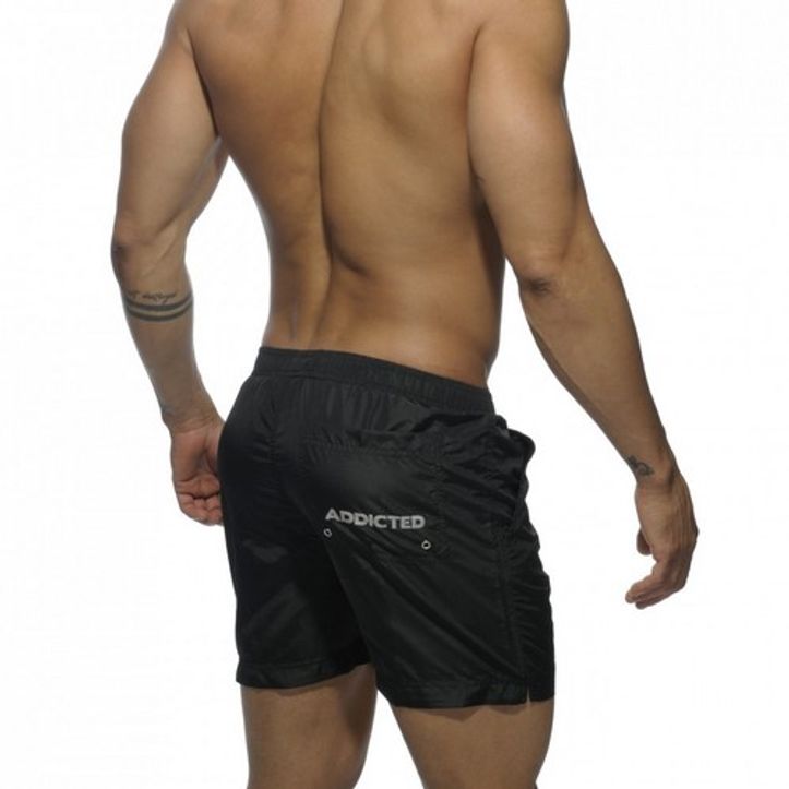 Мужские шорты удлиненные черные Addicted Sport Shorts Black фото 3