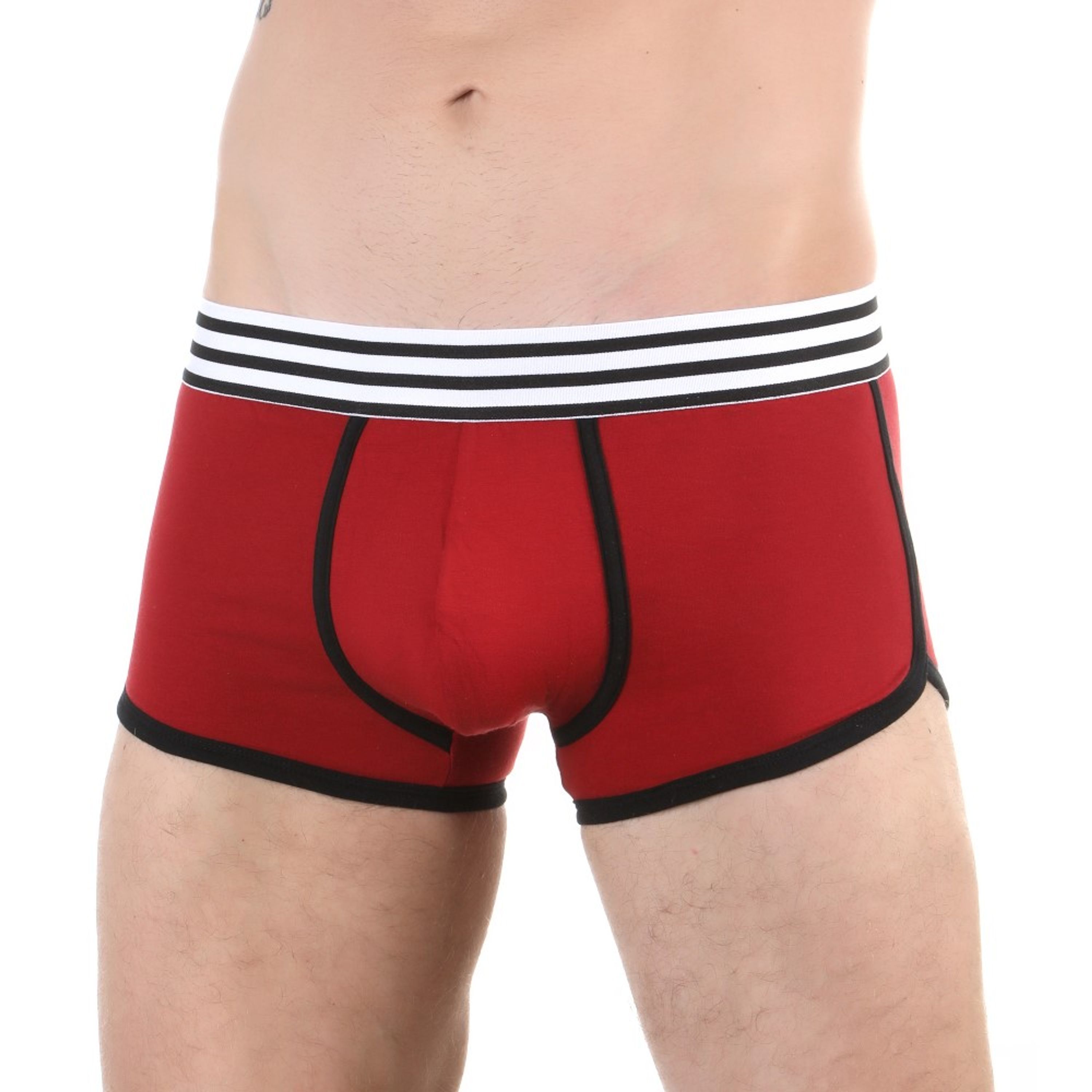 Мужские трусы боксеры бордовые Romeo Rossi RR6062-18 фото 1