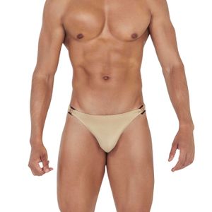 Фото Мужские трусы тонги золотистые Clever Moda FLASHING THONG 145502