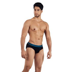 Фото Мужские брифы черные с вырезами сзади Clever INTUITION BRIEF 030811