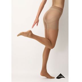 Фото Женские колготки корректирующие бежево-коричневые OROBLU Shock Up, 40 ден Bottom up VOBC01030