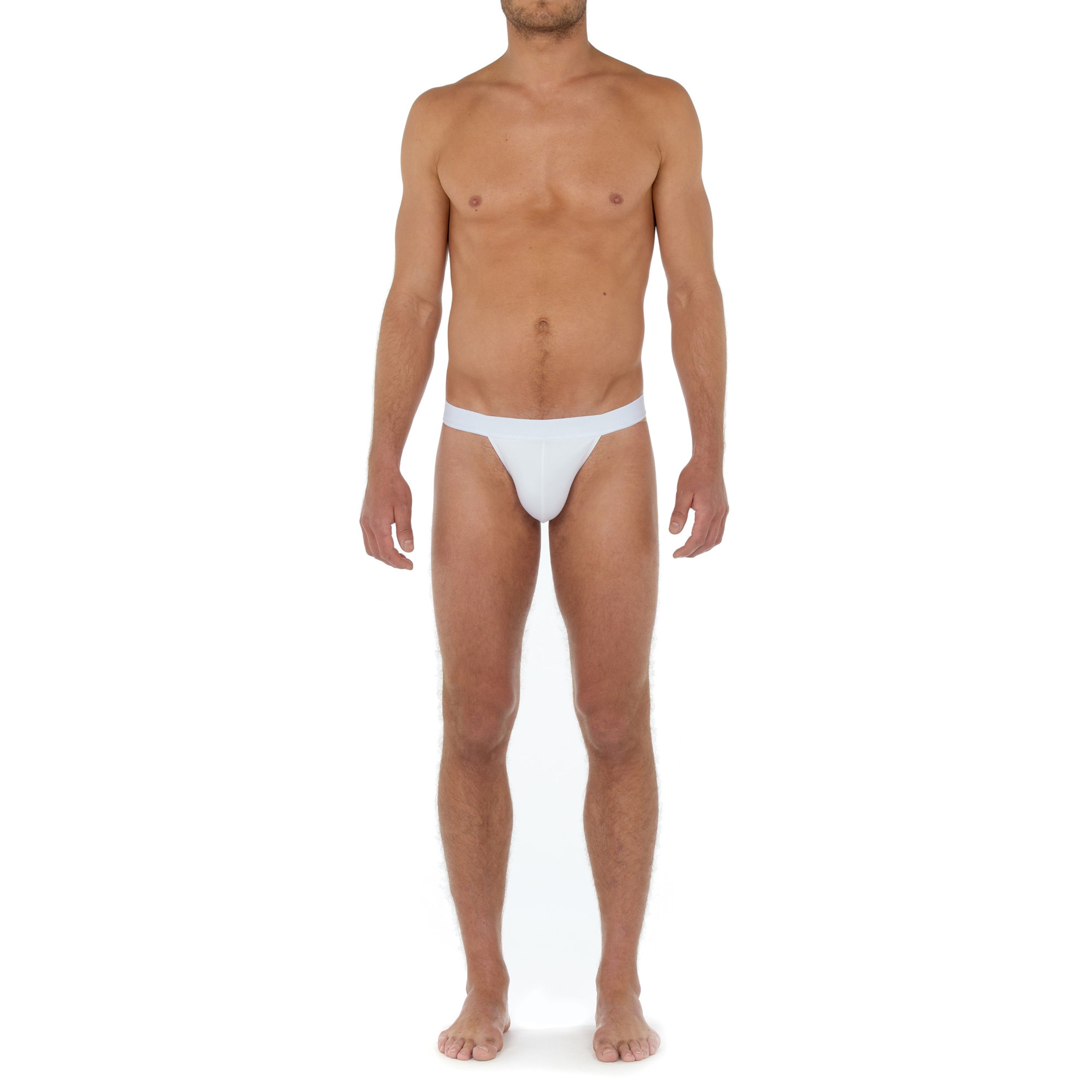 Мужские трусы танга белые HOM CLASSIC Tanga Briefs 400413_400003 фото 2