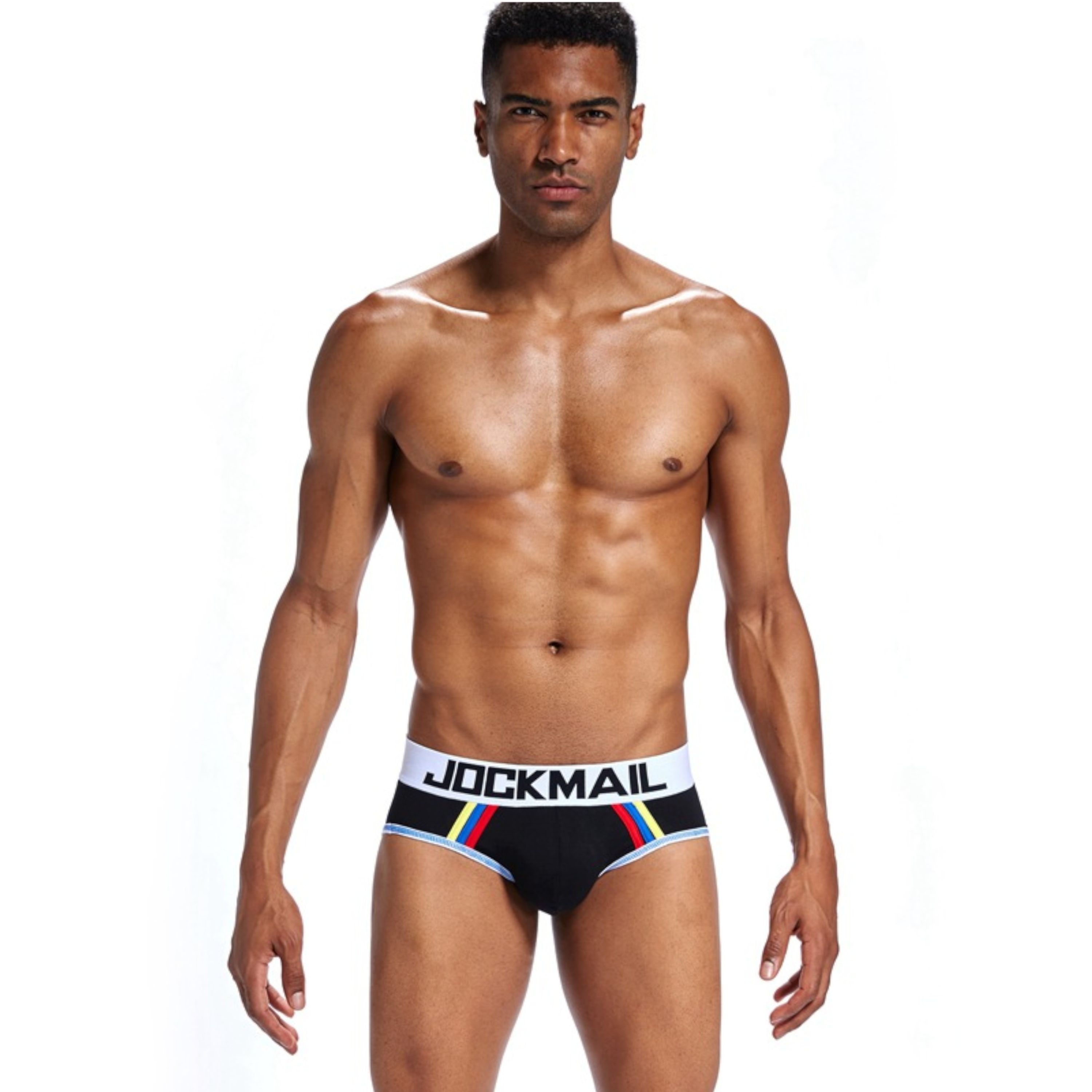 Мужские трусы брифы черные JOCKMAIL JM2059-2 фото 1