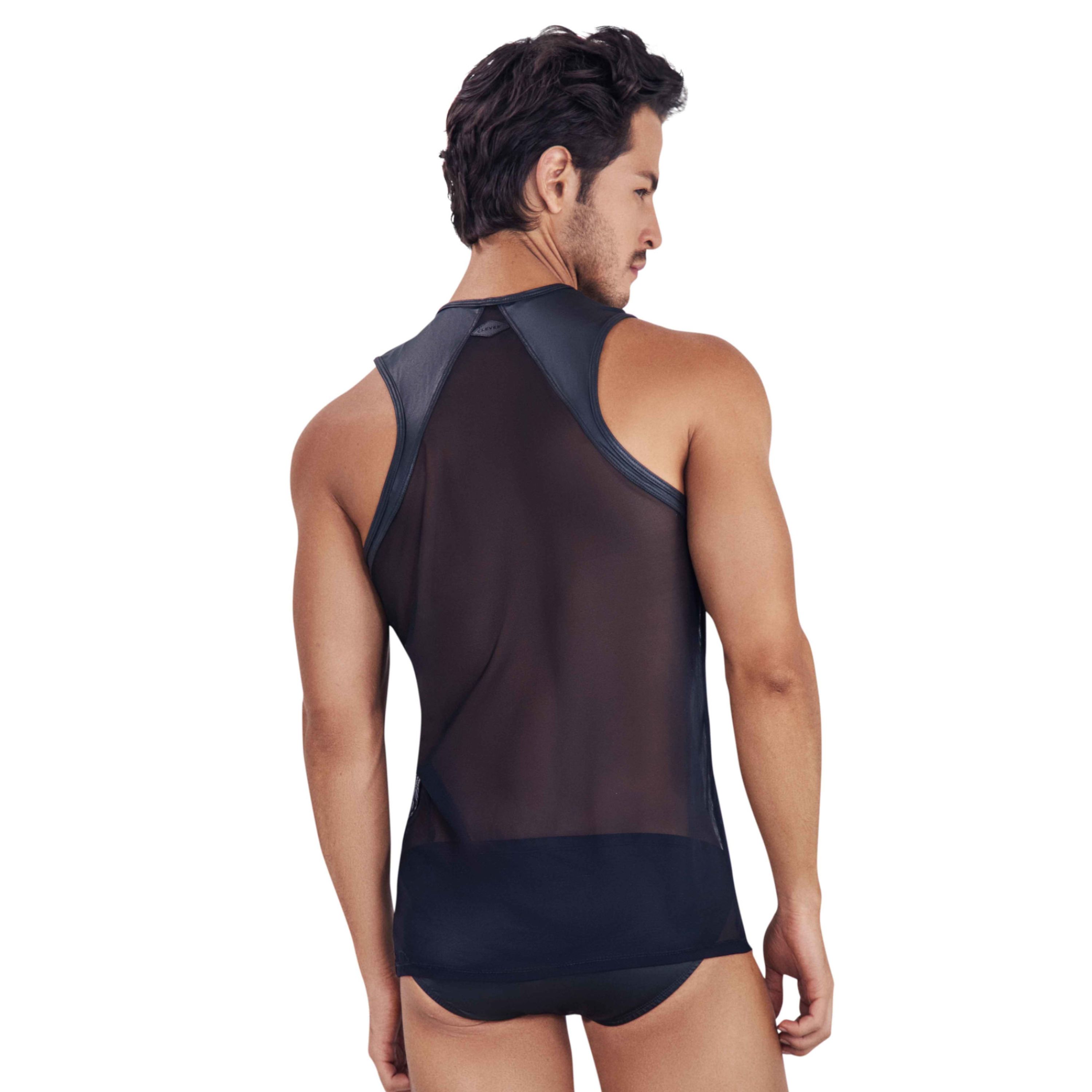 Мужская майка черная Clever AUDACY TANK TOP 142011 фото 2