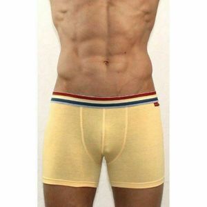 Фото Мужские трусы боксеры завышенные желтые Paul Smith Yellow