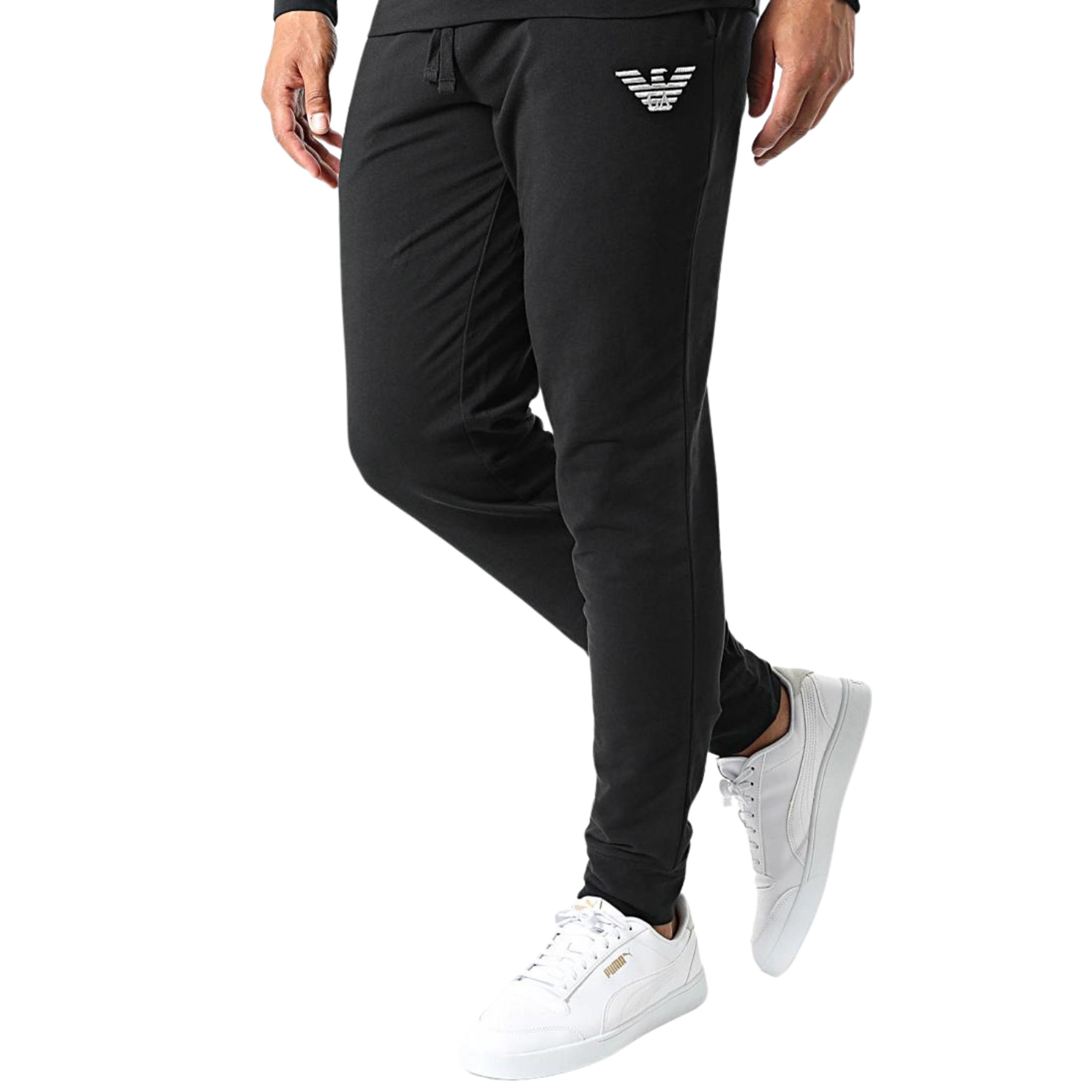 Мужской костюм черный: толстовка и штаны Emporio Armani 111943_CC575 00020 фото 3