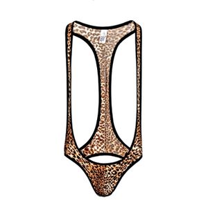 Фото Мужские трусы джоки с леопардовым принтом Romeo Rossi RR9097-1