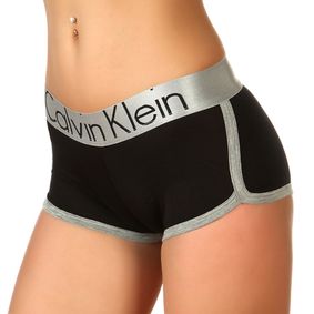 Фото Женские трусы хипсы с  лампасами Calvin Klein Women Hips Black