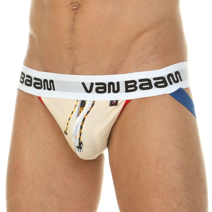 Мужские трусы джоки бежевые Van Baam 39813 
