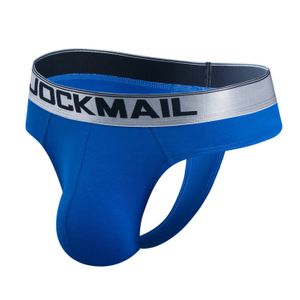 Фото Мужские трусы стринги синие JOCKMAIL JM1029-9
