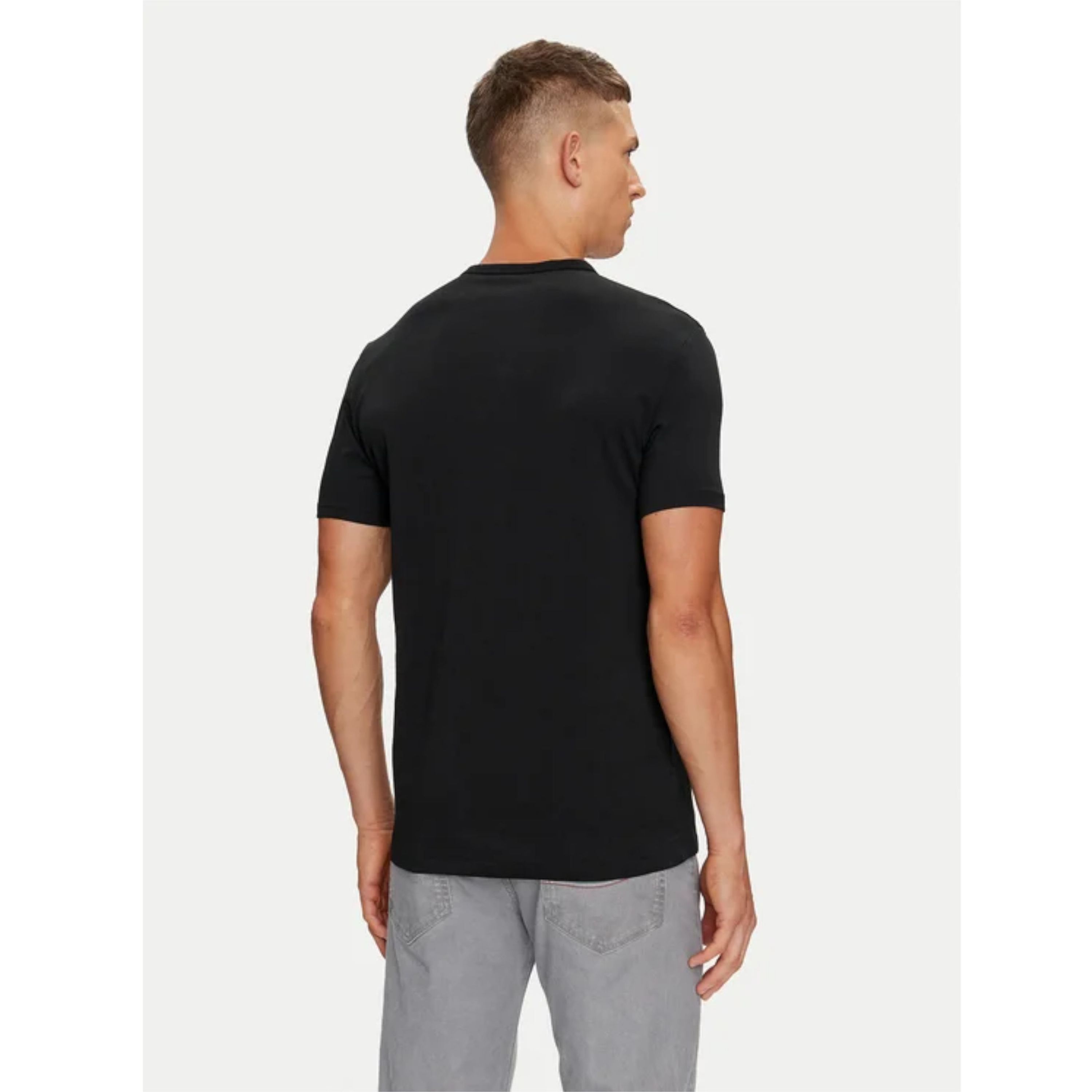 Набор мужских футболок 2в1 черные Emporio Armani 111849_4F717 23820 фото 8
