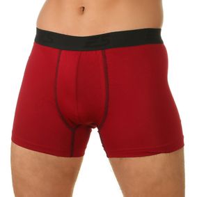 Фото Мужские трусы боксеры бордовые E5 Underwear  Cotton 017