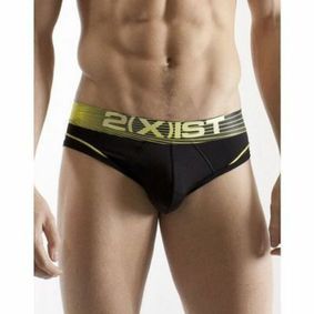 Фото Мужские трусы брифы черные 2xist Fattish Black Brief XIS0017