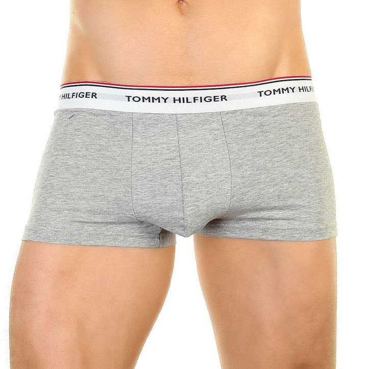 Мужские трусы боксеры серые Tommy Hilfiger 