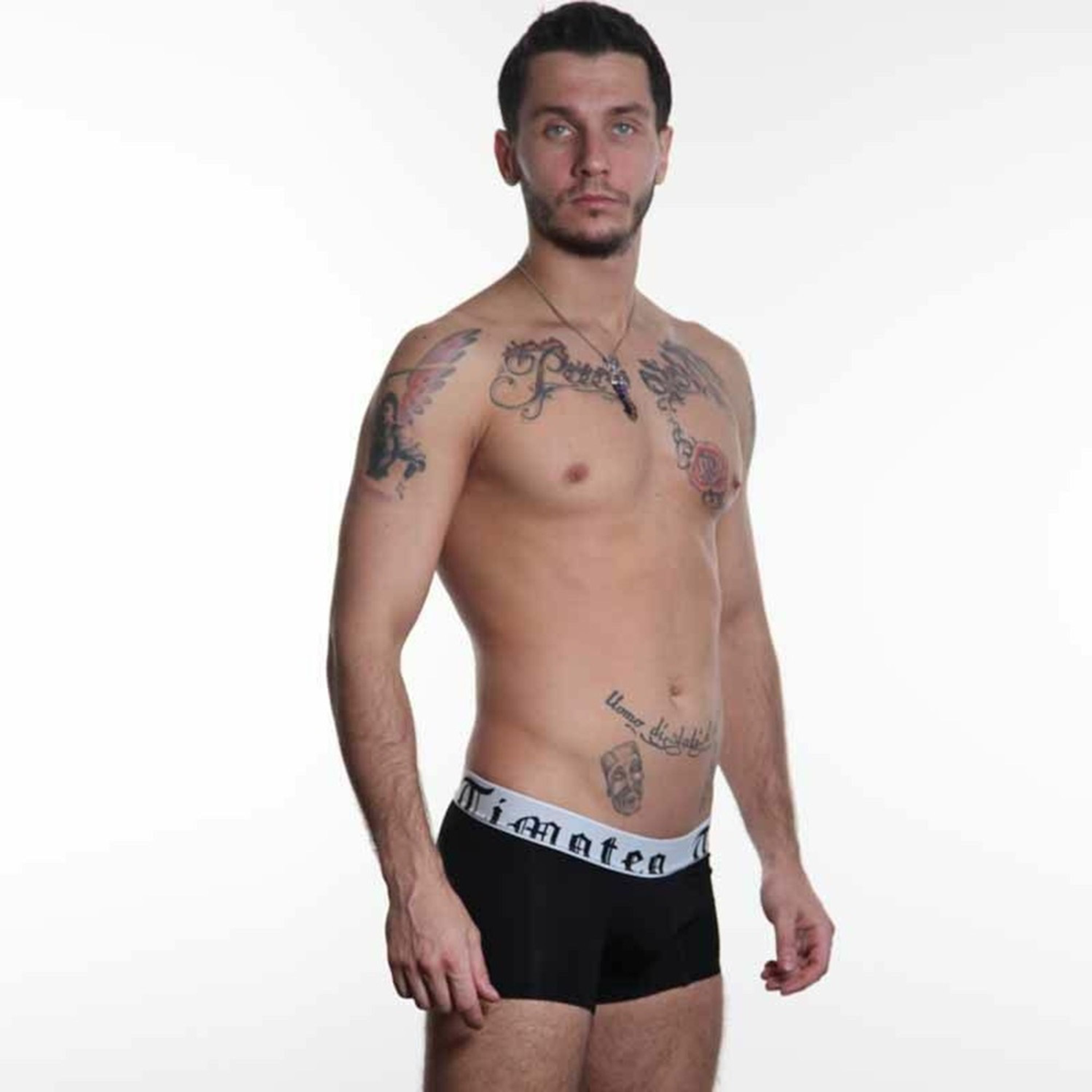  Мужские трусы боксеры Timoteo Classic Boxers Black фото 1