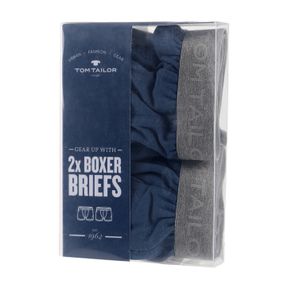 Фото Мужские трусы боксеры темно-синие набор из 2-х штук Tom Tailor 70247/6061 620