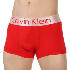 Фото Мужские трусы боксеры красные Calvin Klein микрофибра