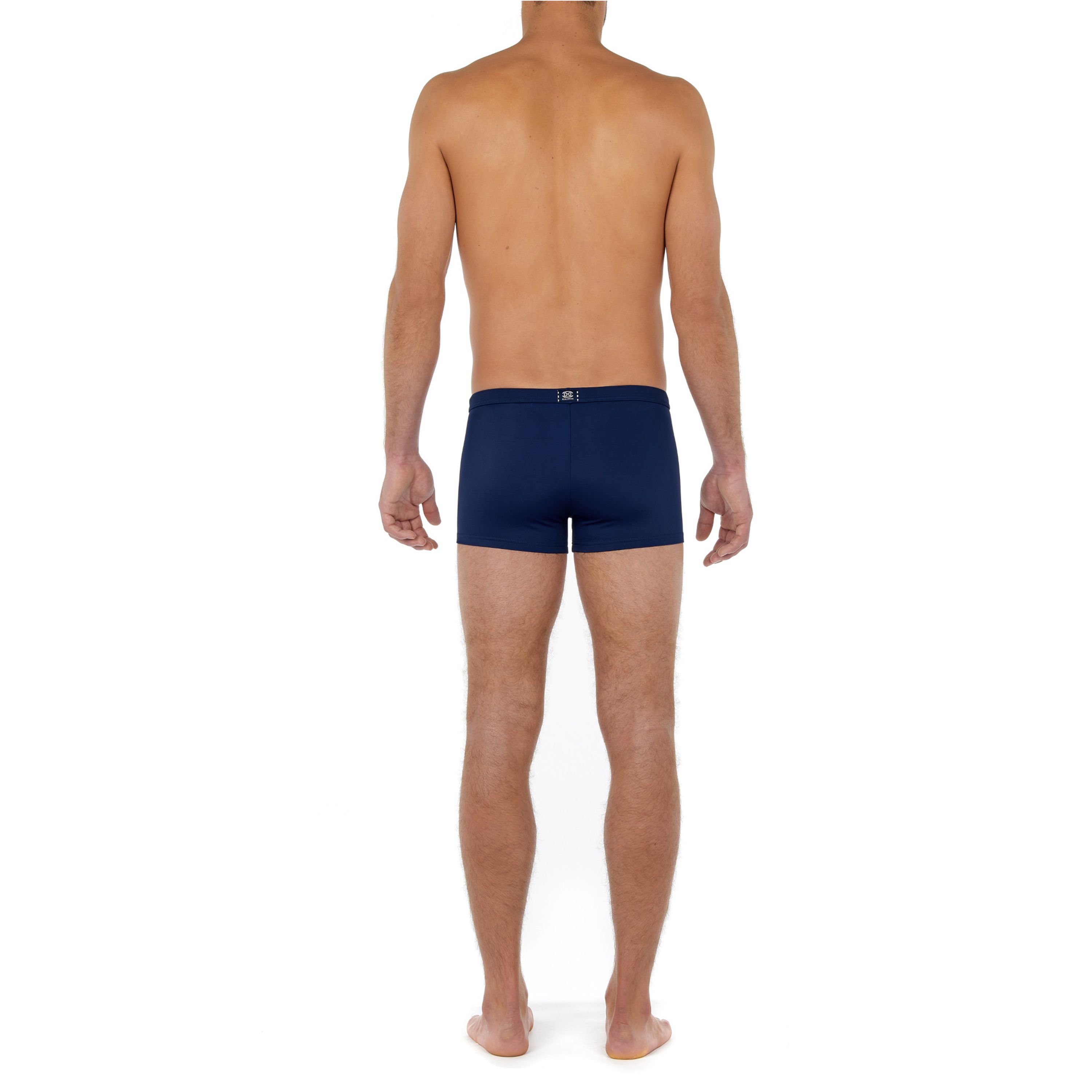 Мужские плавки темно-синие HOM SEA LIFE Swim Shorts 402535_4000RA фото 3