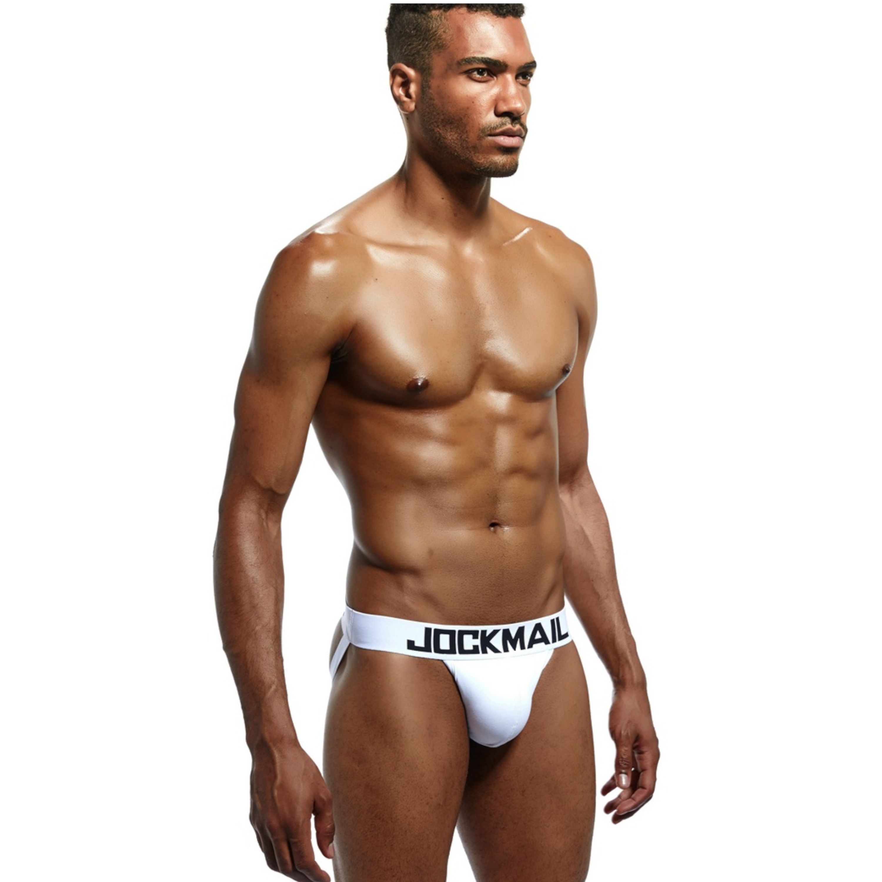 Мужские трусы джоки белые JOCKMAIL JM4038-1 фото 2