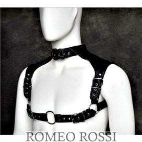 Фото Мужская сбруя (портупея) черная Romeo Rossi 9020