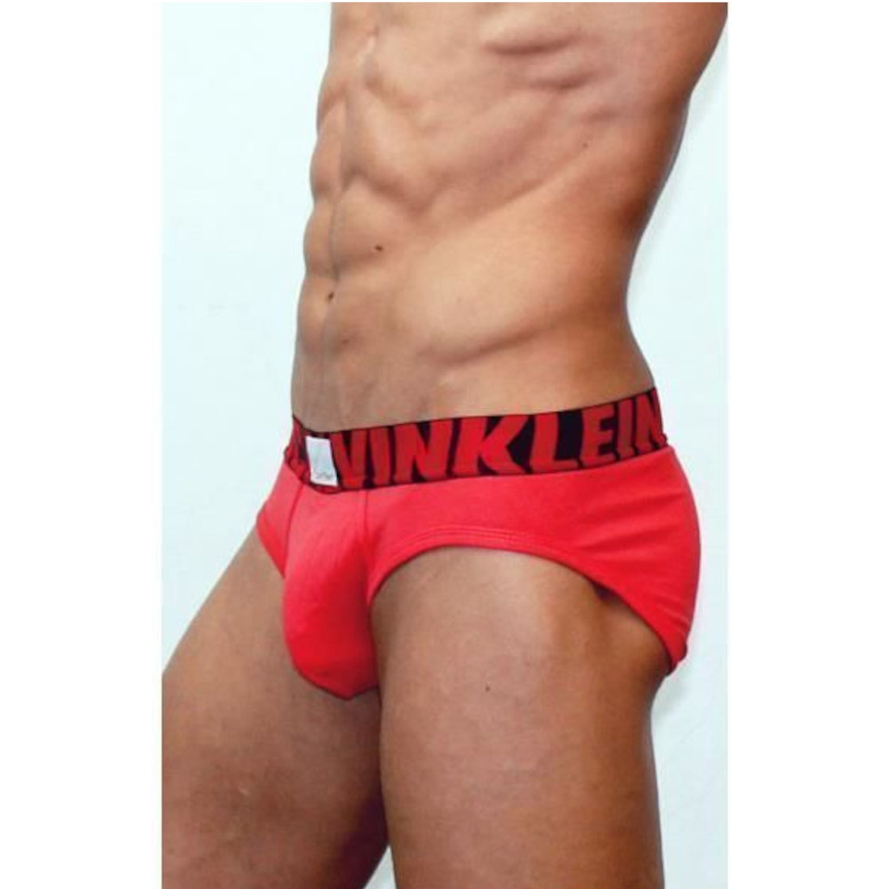 Мужские трусы брифы красные хлопок Calvin Klein X Word Trunk Red CK00392 фото 2