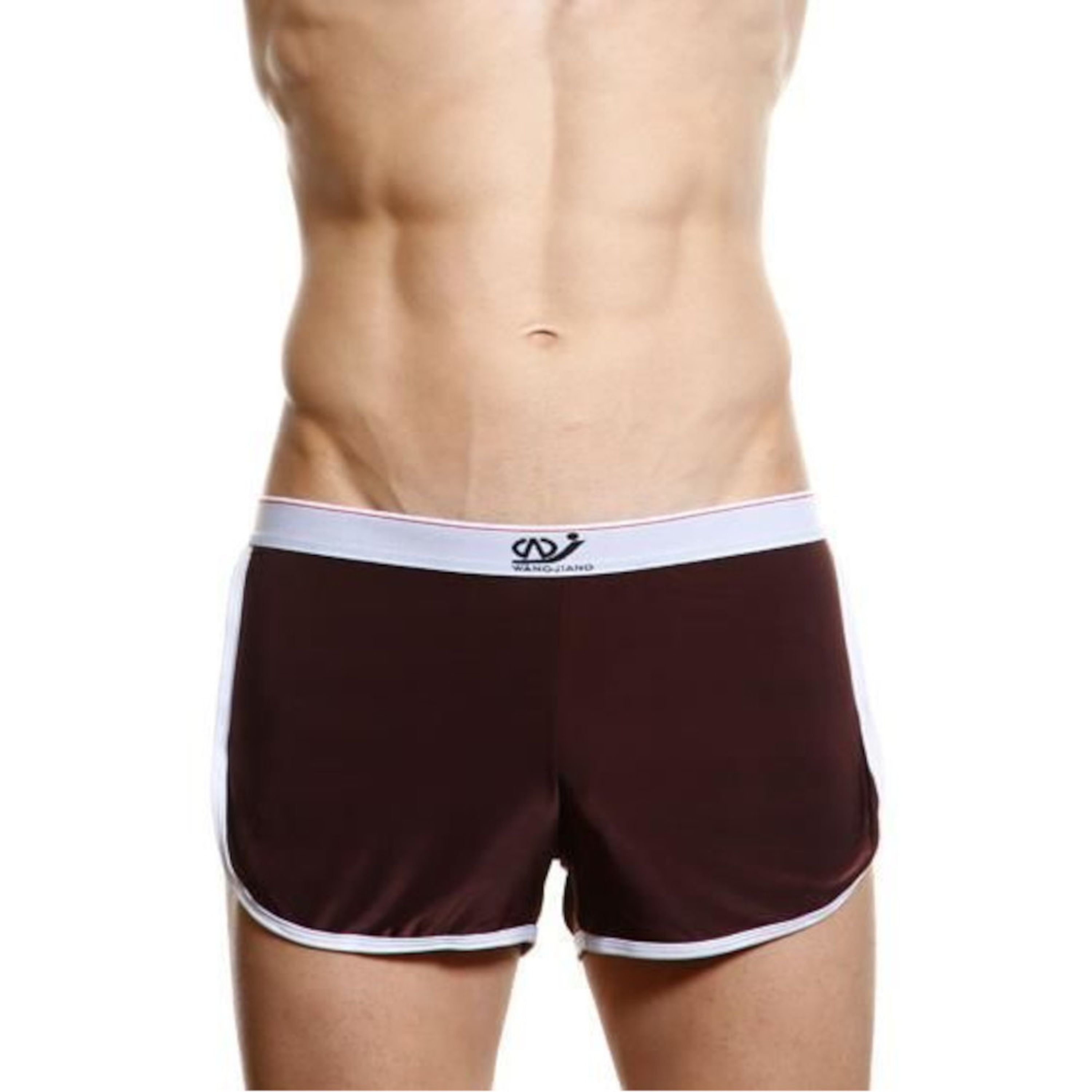 Мужские спортивные шорты коричневые WangJiang WG00125 фото 1