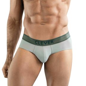 Фото Мужские трусы брифы серые Clever Moda BERNA CLASSIC BRIEF 178512