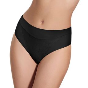 Фото Женские трусы слипы корректирующие высокие черные Creaciones Selene ALTA MARIBEL BRAGA/negro