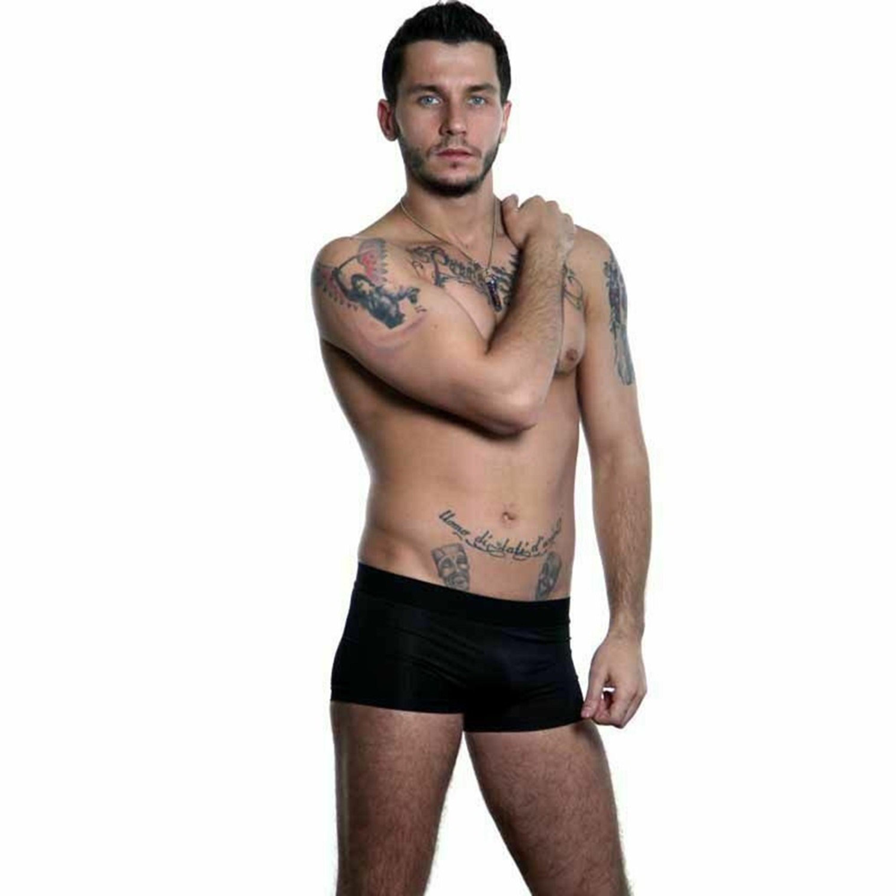 Мужские боксеры черные N2N Bodywear Cosmo Sport N2N0031 фото 1