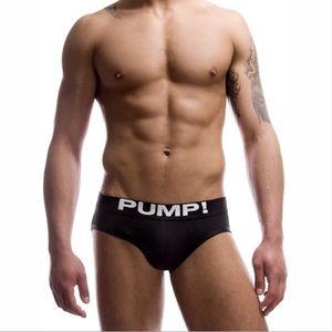 Фото Мужские трусы брифы черные в сетку Pump! H589-2