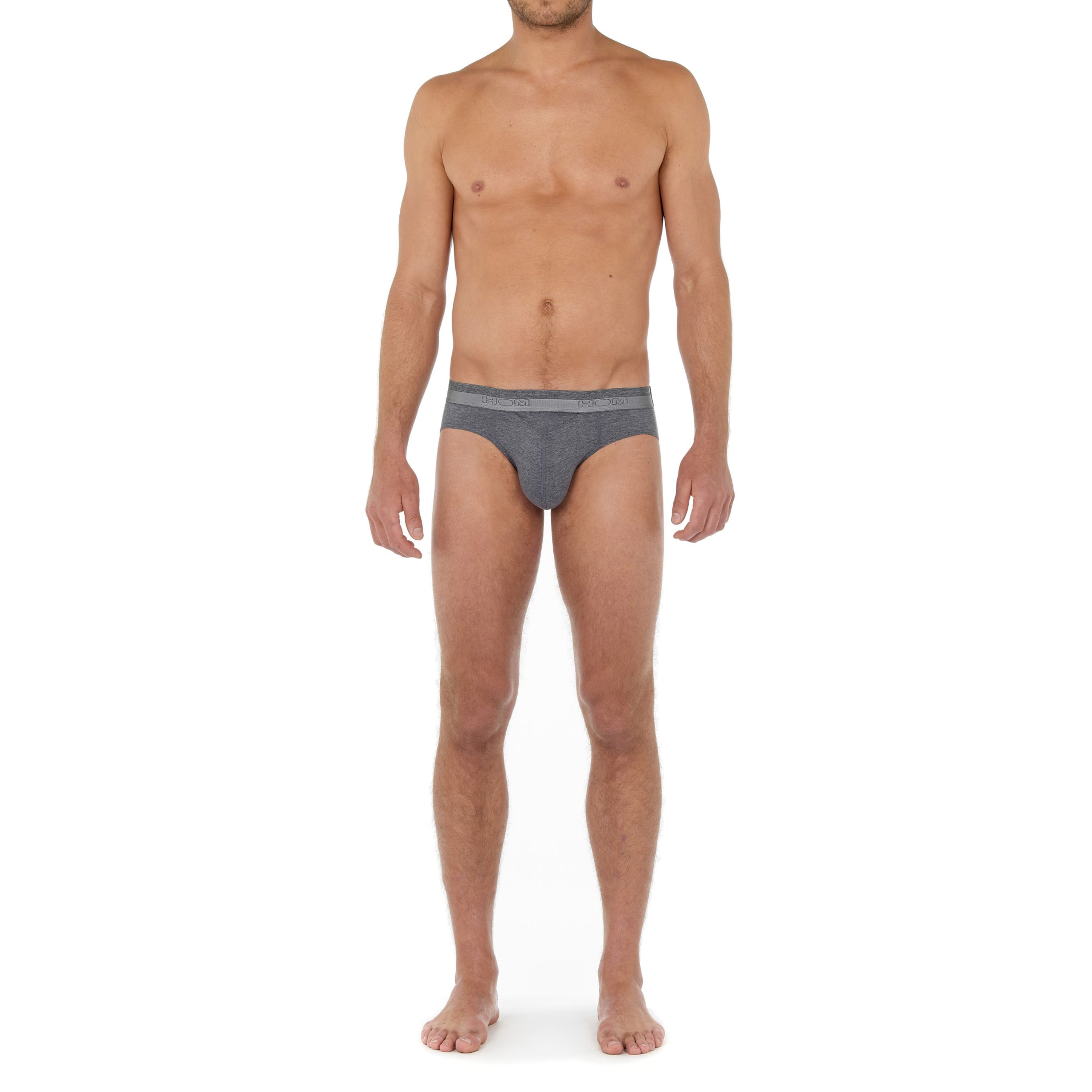 Мужские трусы брифы серые HOM HO1 Mini Briefs HO1 359521_4000ZU фото 2